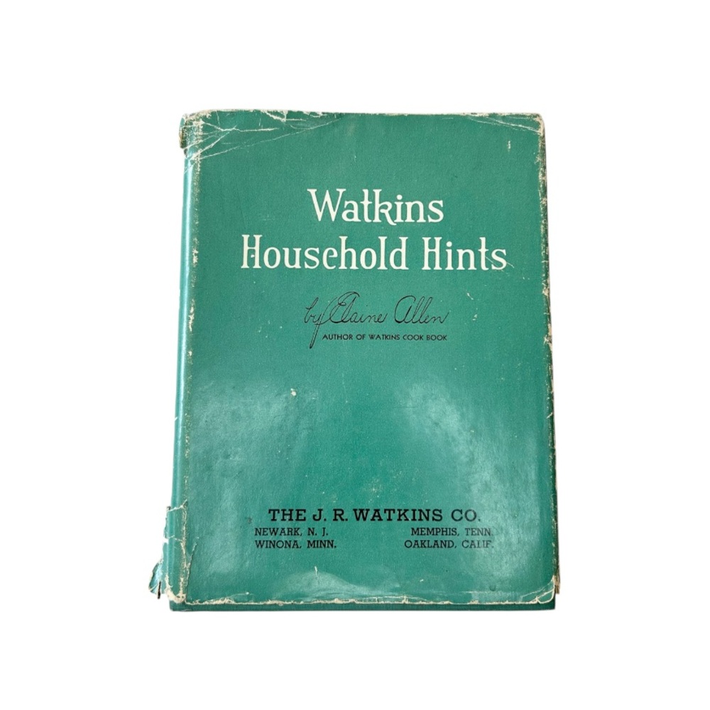 Vintage Watkins Household Hints by Elaine Allen J.R. Watkins Co. Book